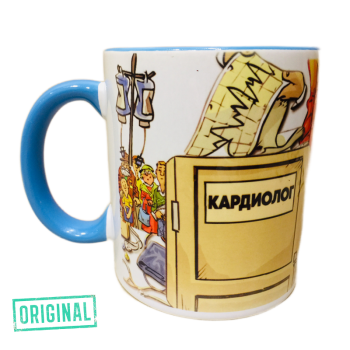 Подарочный набор для ВРАЧА-КАРДИОЛОГА (7 предметов) + конструктор наполнения