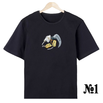 Футболка «Анестезиолог-реаниматолог — нейтральный профиль» (односторонняя печать спереди) АКЦИЯ