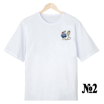 Футболка «Команда сердца» (строгий нейтральный дизайн, односторонняя печать спереди) АКЦИЯ