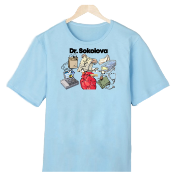 Футболка «Команда ЭКГ — серьёзно, но с улыбкой»