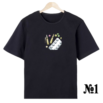 Футболка «Фармацевт — нейтральный строгий дизайн (печать спереди)»