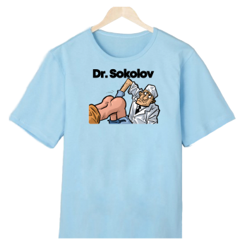 Футболка «Проктолог на работе» (АКЦИЯ)