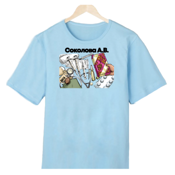 Футболка «Медсестра как стиль жизни — комфорт и юмор»