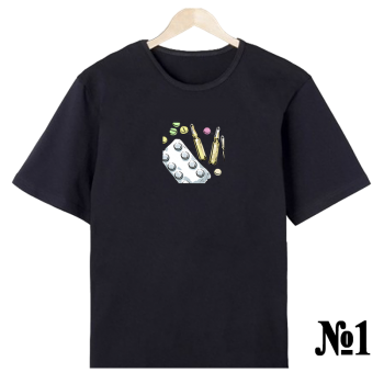 Футболка «Медсестра — работа и стиль» (односторонняя печать, спереди) — нейтральный дизайн (АКЦИЯ)