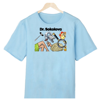 Футболка «Невролог в деле — с юмором и комфортом» АКЦИЯ