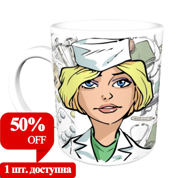 Кружка «Медик-блонди на работе» АКЦИЯ