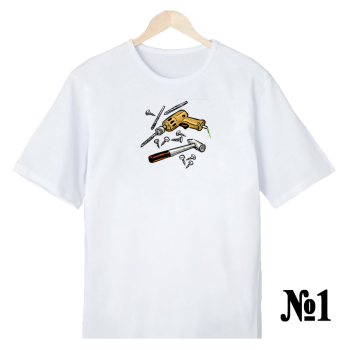 Футболка «Травматолог-ортопед — нейтральный профиль» (односторонняя печать спереди)