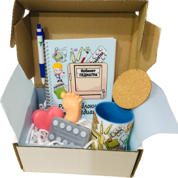 Подарочный набор для медика педиатрии – «Педиатр-профи»