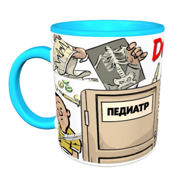 Кружка «Педиатр с доброй шуткой»