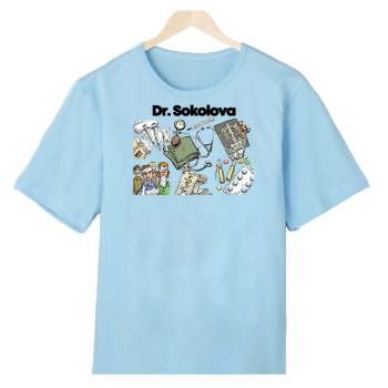 Футболка «Команда терапии — профессионально и с улыбкой» (АКЦИЯ)